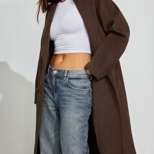 NWT Oversized Long Trench Coat